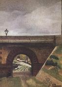 Henri Rousseau View from an Arch of the Bridge of Sevres oil